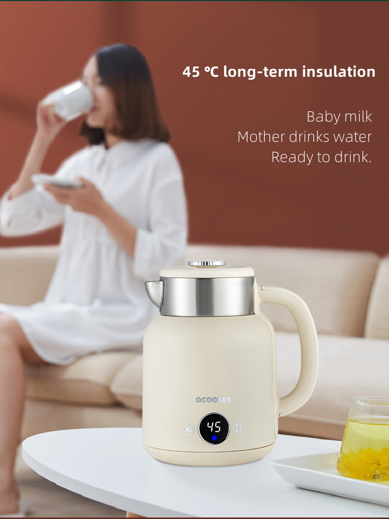 Xiaomi OCOOKER 1.5L Smart Kettle (Built-in display , Simple control ...