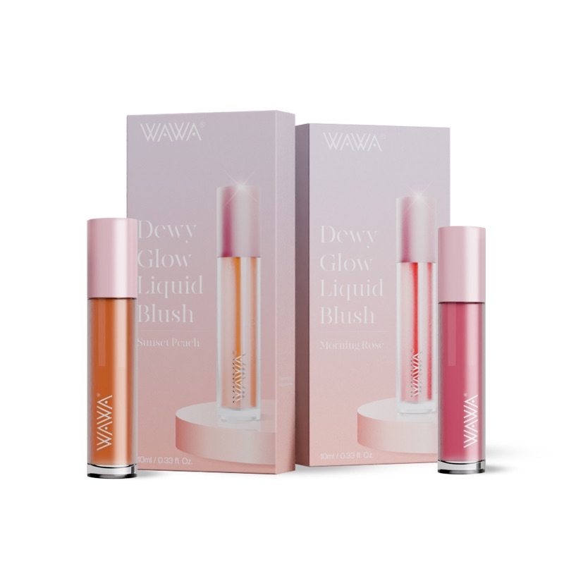 Wawa Blusher Cream Dewy Glow Liquid Blush Shopee Malaysia