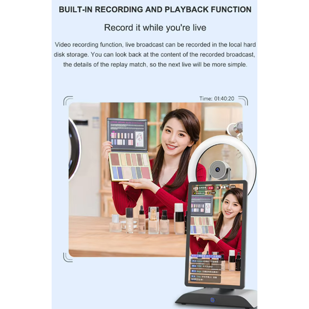 New Live Streaming Screen Advertising Display Tabletop Live Broadcast ...