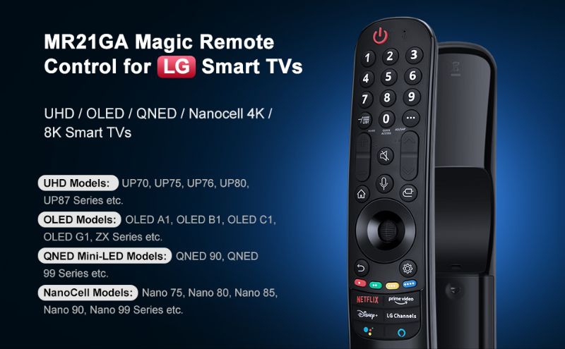 LG ORIGINAL AN-MR21GA Magic Remote Control with Pointer and Voice ...