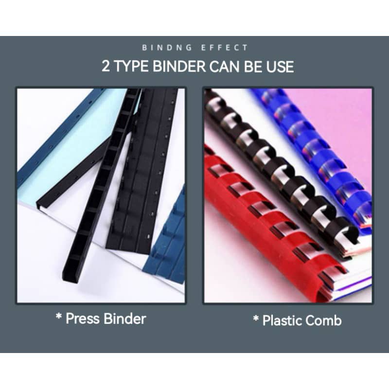 A4 COMB BINDING MACHINE | PLASTIC COMB BINDING MACHINE | Shopee Malaysia