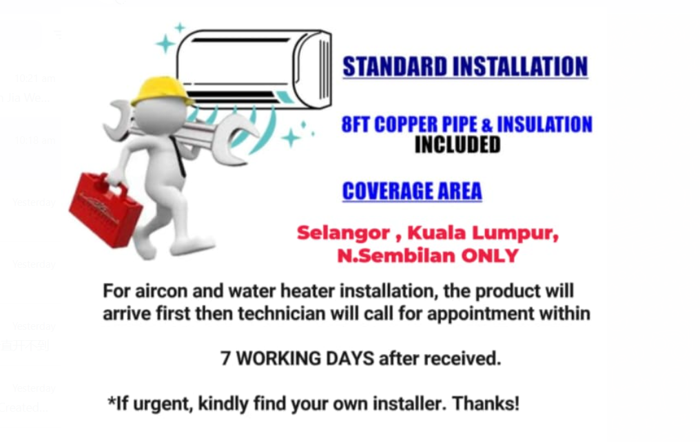 Sharp 1.5HP JTech Inverter Plasmacluster Air Conditioner AHXP13YMD