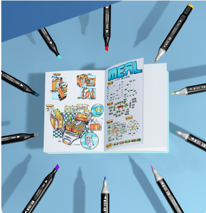 Touch Art Markers 24/30/60/80 Painting Markers Alcohol Felt Pen Manga