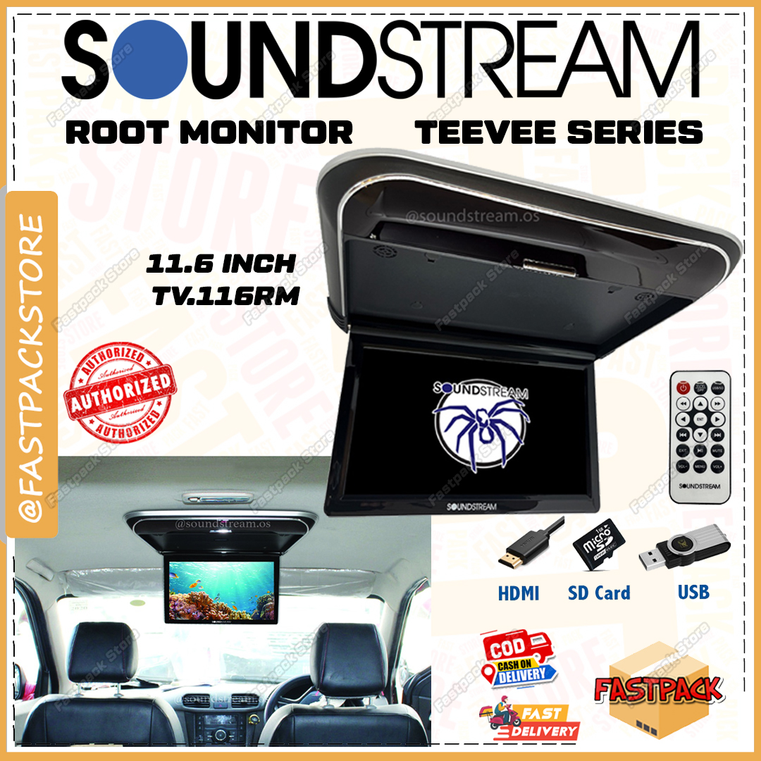 SOUNDSTREAM Teevee Series Super Slim Full HD Flip down 11.6