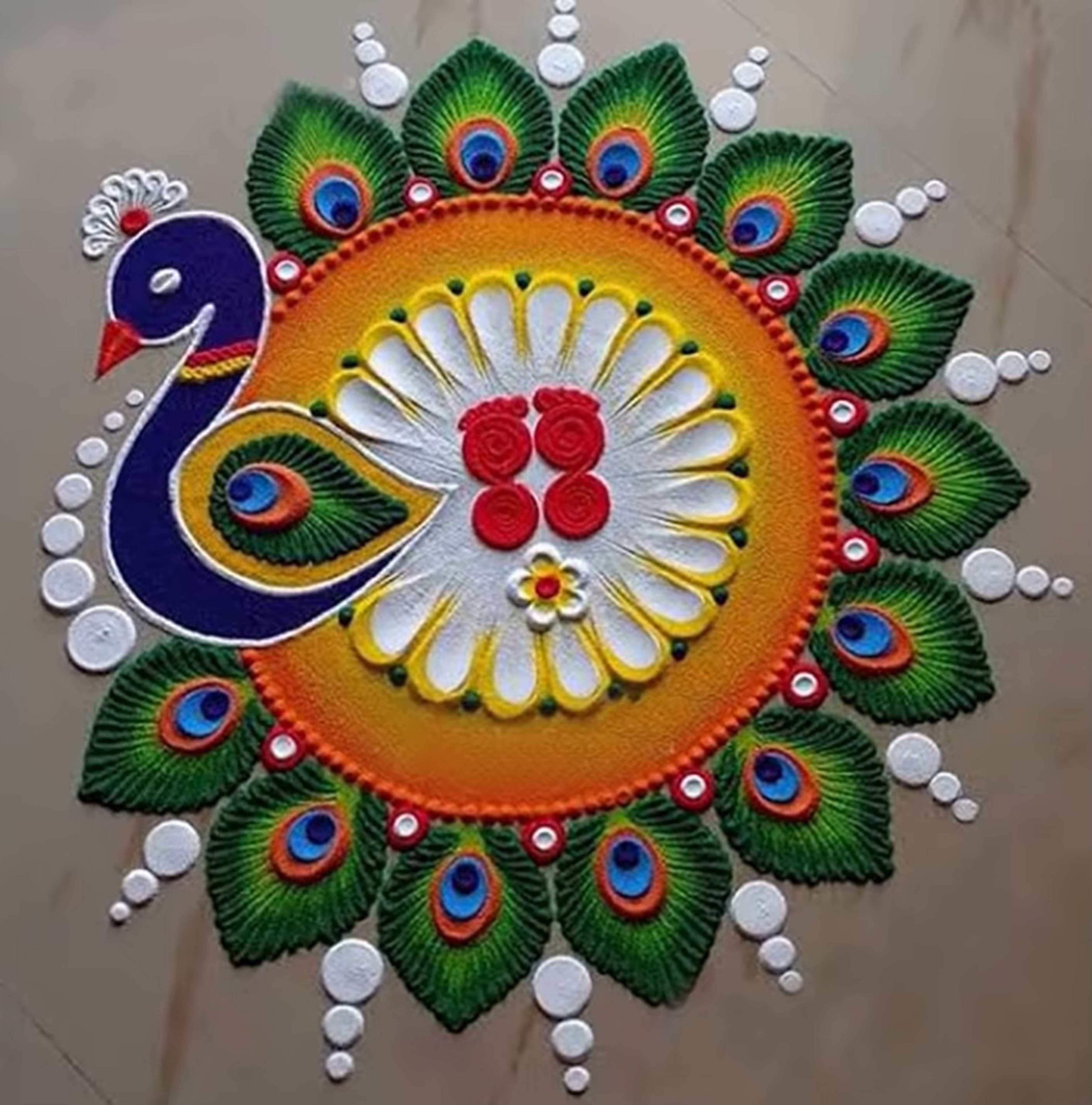 Rangoli Making Tool - Rangoli Colour Plastic Bottle Per Piece | Shopee ...
