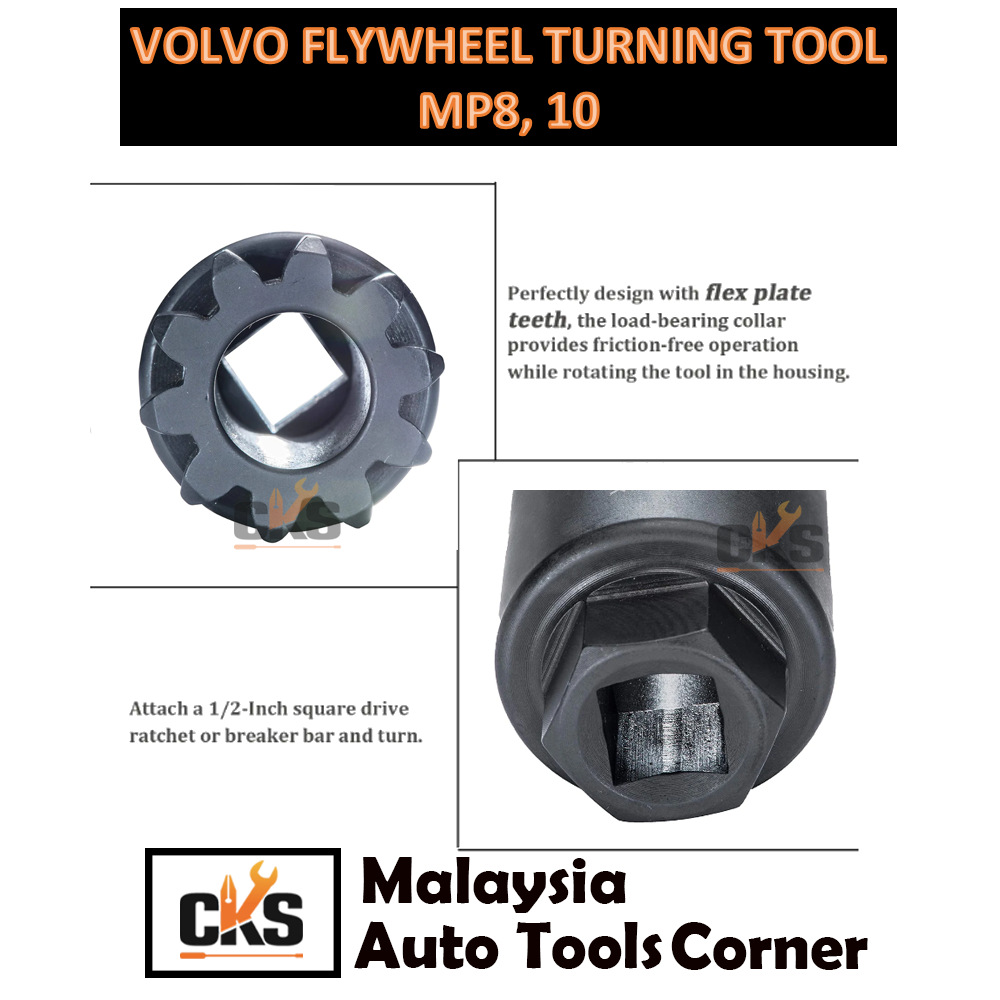 Volvo and Mack Flywheel Turning Tool for D11 D13 D16 MP7 MP8 MP10 ...
