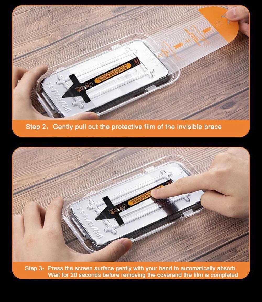 Vena HD Clear Tempered Glass Screen Protector For IPhone 15/14/13/12 Pro Max Plus – 9H Hardness