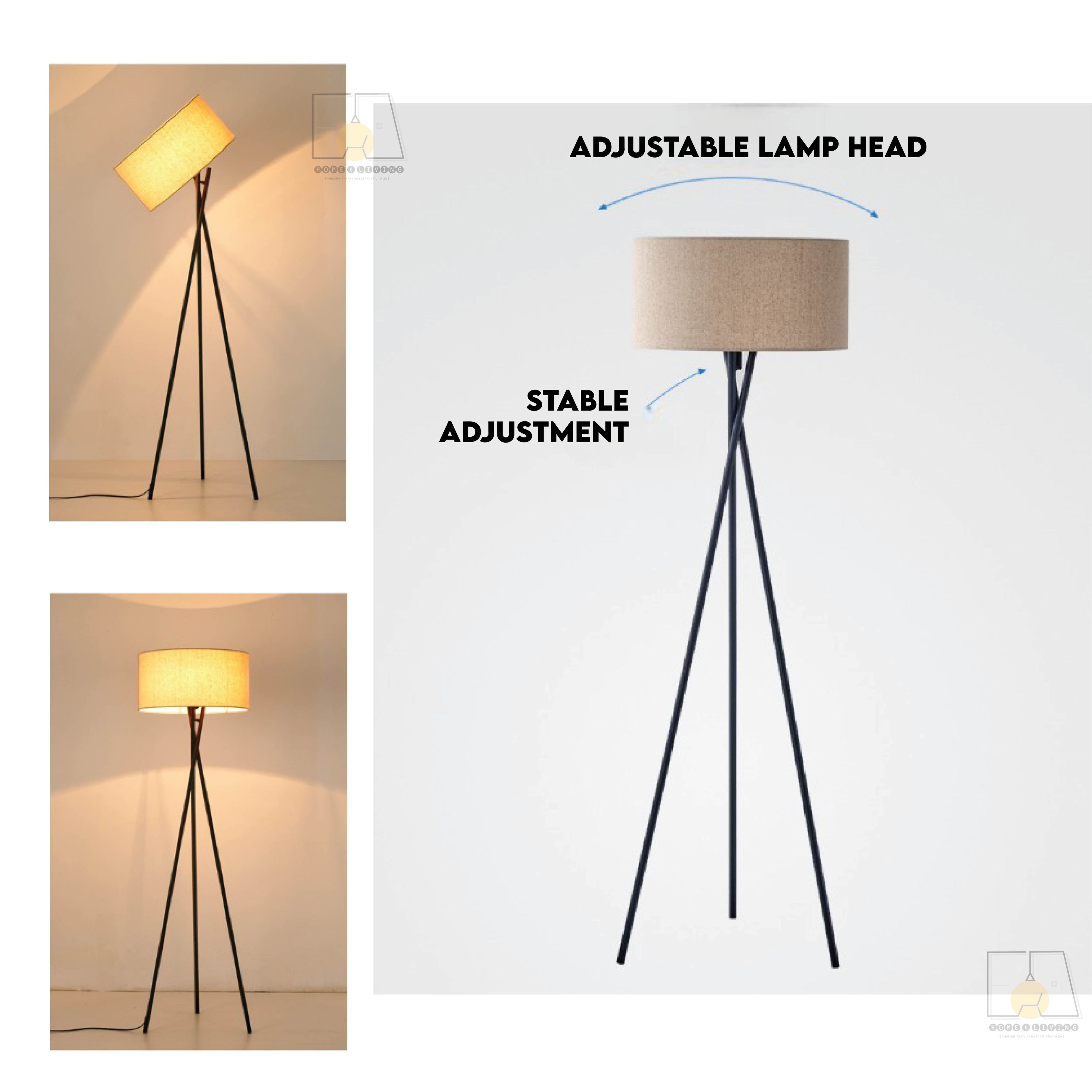 Luxe Tripod Floor Lamp LED Bulb Ikea Style Indoor Standing Light for ...