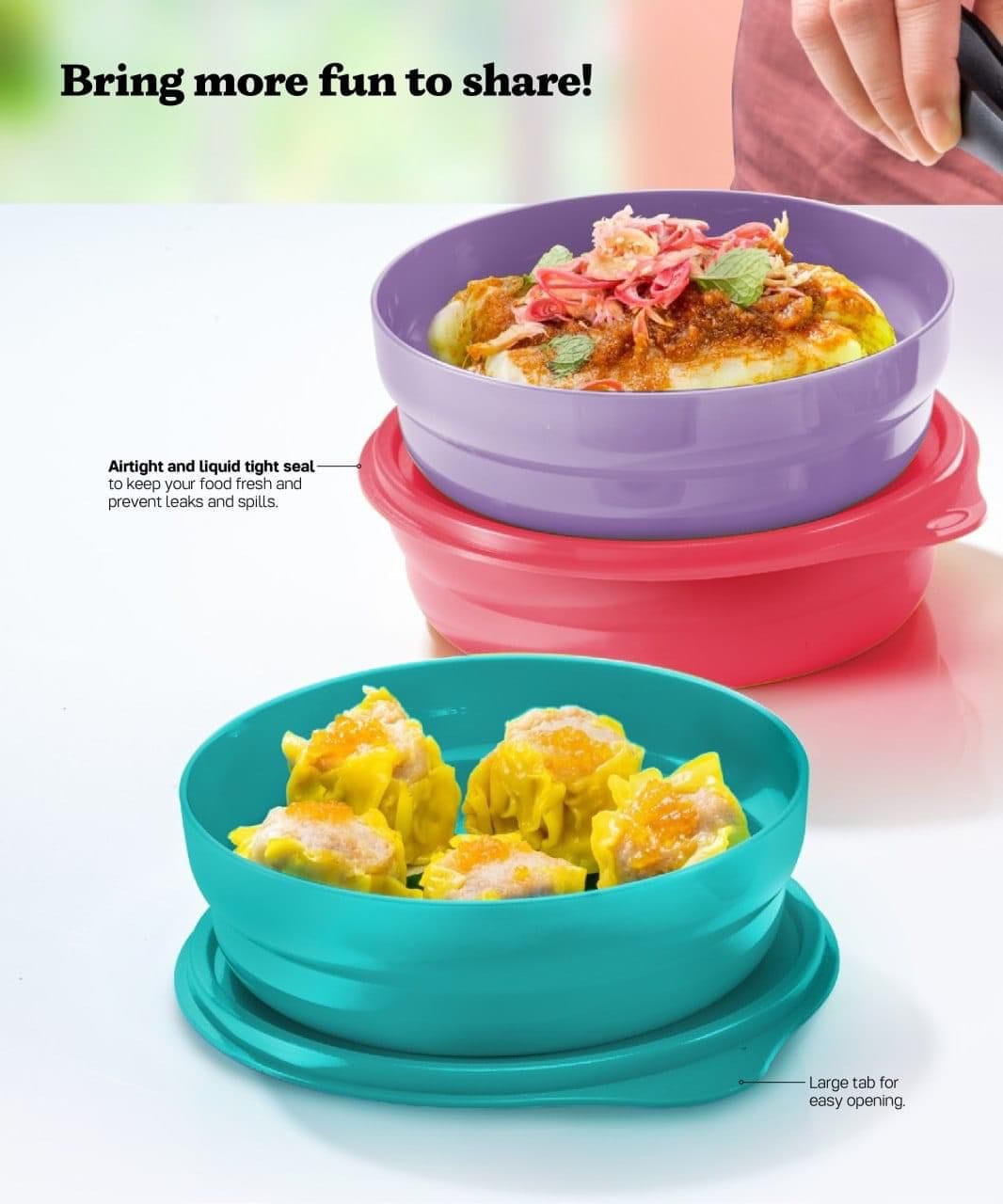 Tupperware Fanta Bowl 500ml Colourful bowls (cereal bowls) Modular ...