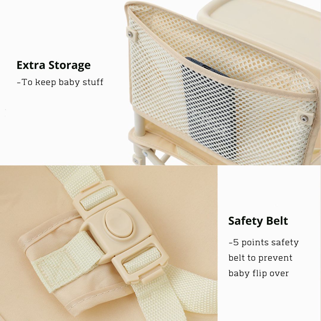 SIMI Foldable Portable Baby Chair Booster Seat Dining Chair Feeding ...