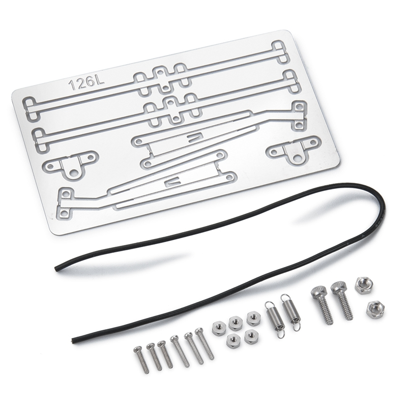1/10 RC niale Nero Gomma da cancellare Safari boccaglio per Axial scx10