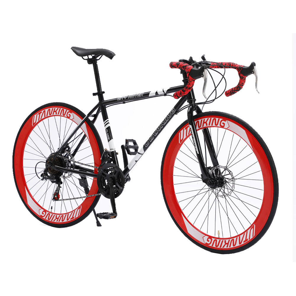 UtanKing 26 Inch Racing Bike MTB Road Bike 21 Speed Gear