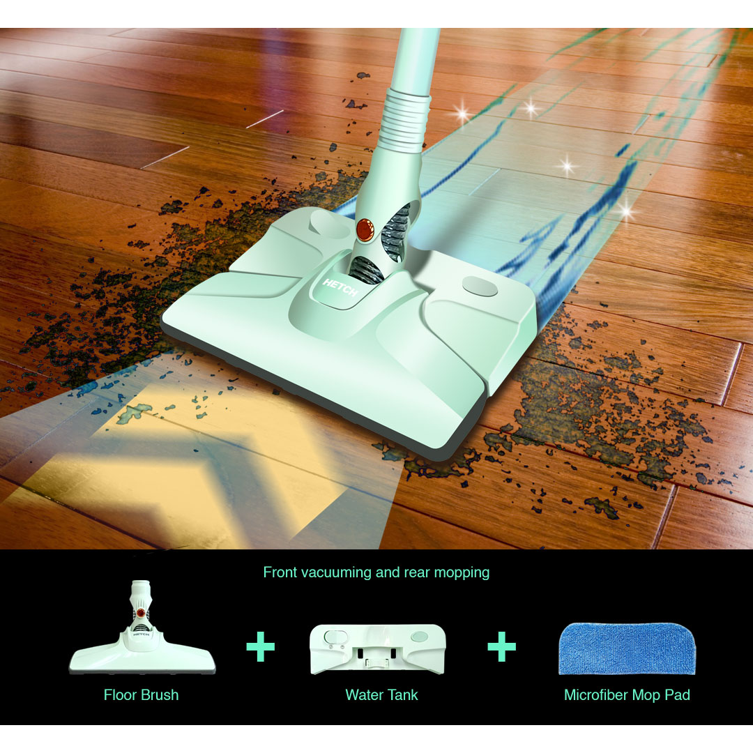 HETCH H3 Pro HyperClean Handheld Dust Mite Bed Vacuum Cleaner & Mop