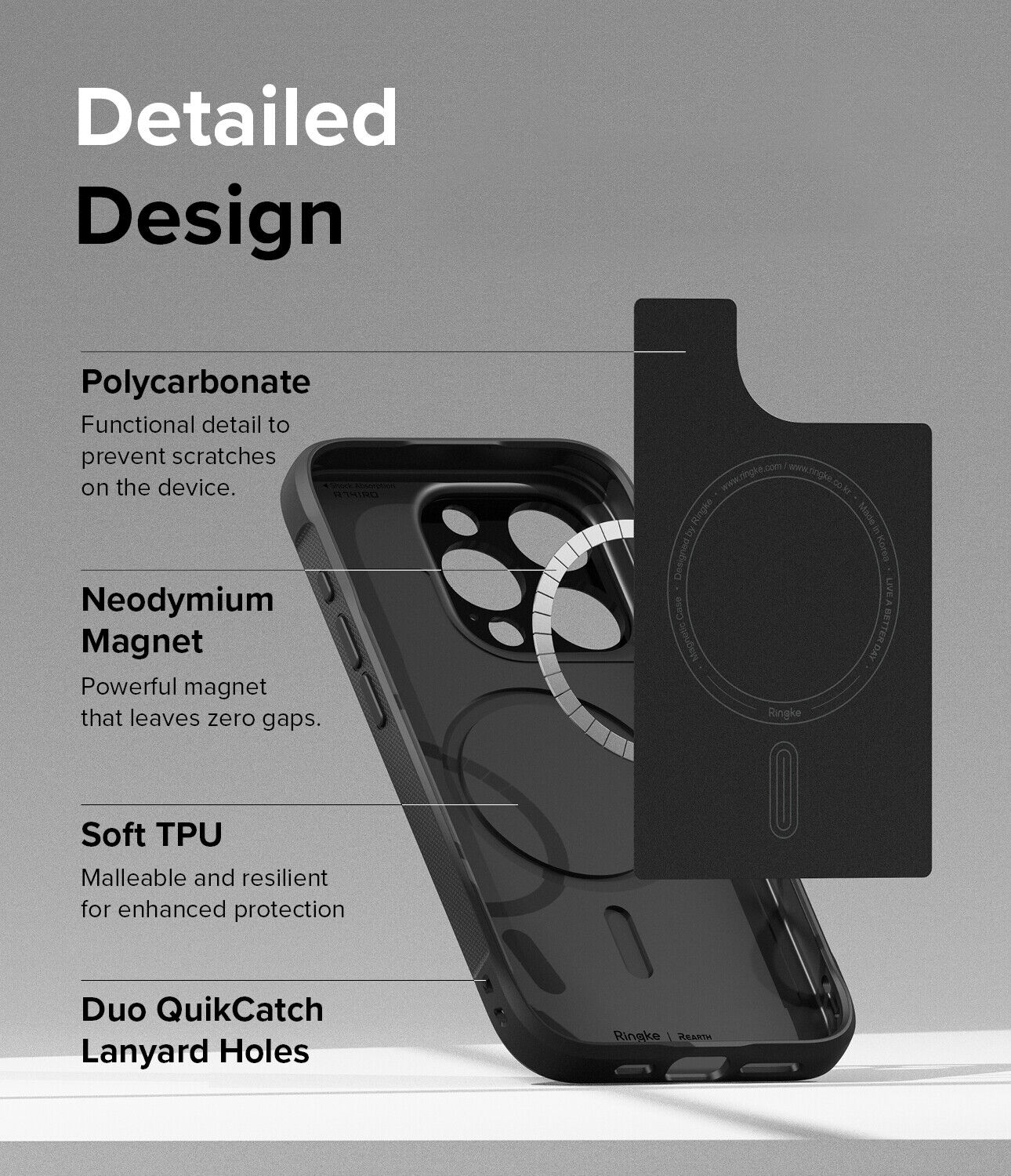 Ringke Onyx TPU magnetic magcharge rugged casing for iPhone 15 Pro / 15 ...