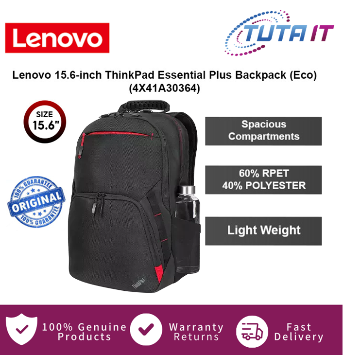 Lenovo ThinkPad Essential Plus 15.6 inch Backpack Eco 4X41A30364 Shopee Malaysia