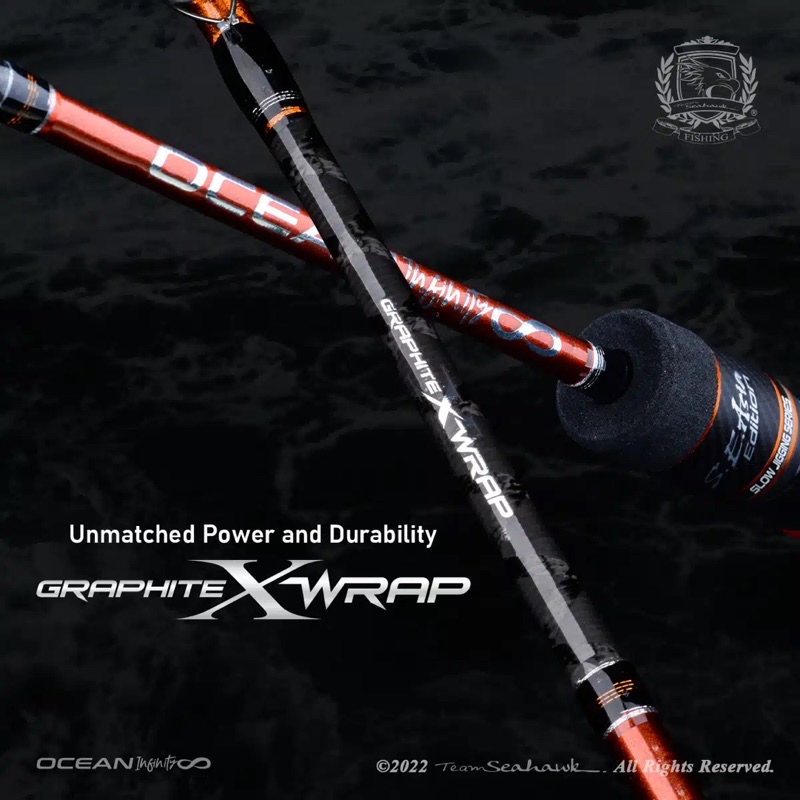 Team Seahawk Ocean Infinity ♾️ Overhead & Spinning Jigging Rod Slow ...