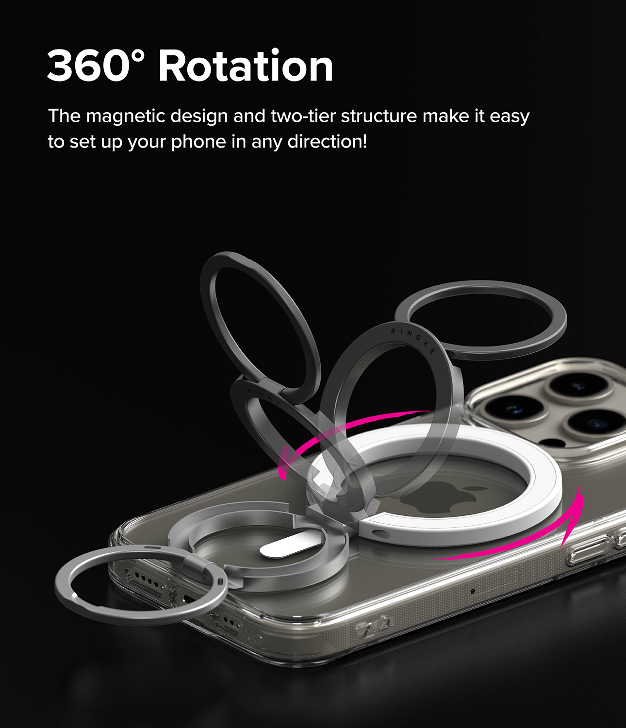 Aazon.co: Oorro Phone Ring Holder Finger Kickstand, Bling Etal Cute Butterfly Cell Phone - View #9
