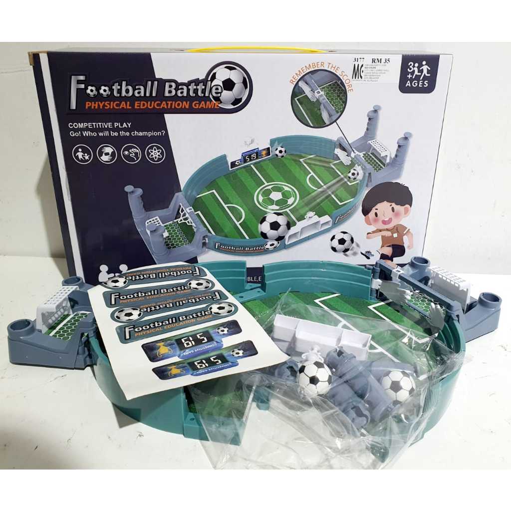 Children's Mini Football Battle Tabletop Finger Game Soccer Shot ...