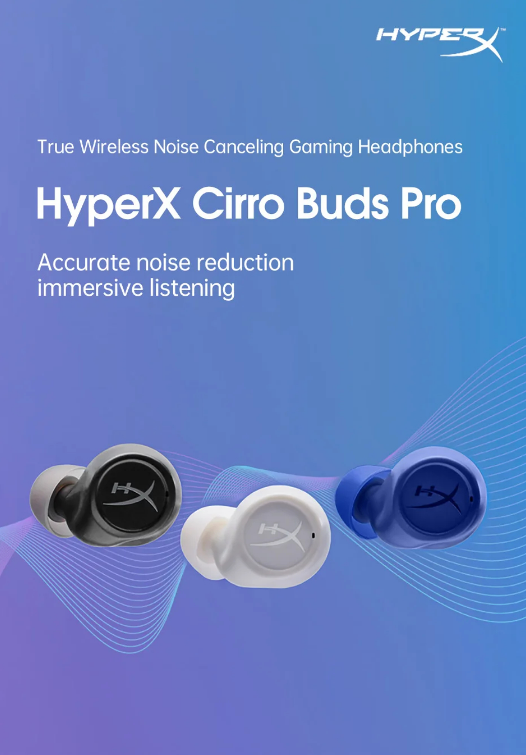 HyperX Cirro Buds Pro Wireless Earbuds(TWS Hybrid ANC Bluetooth5.2 ...