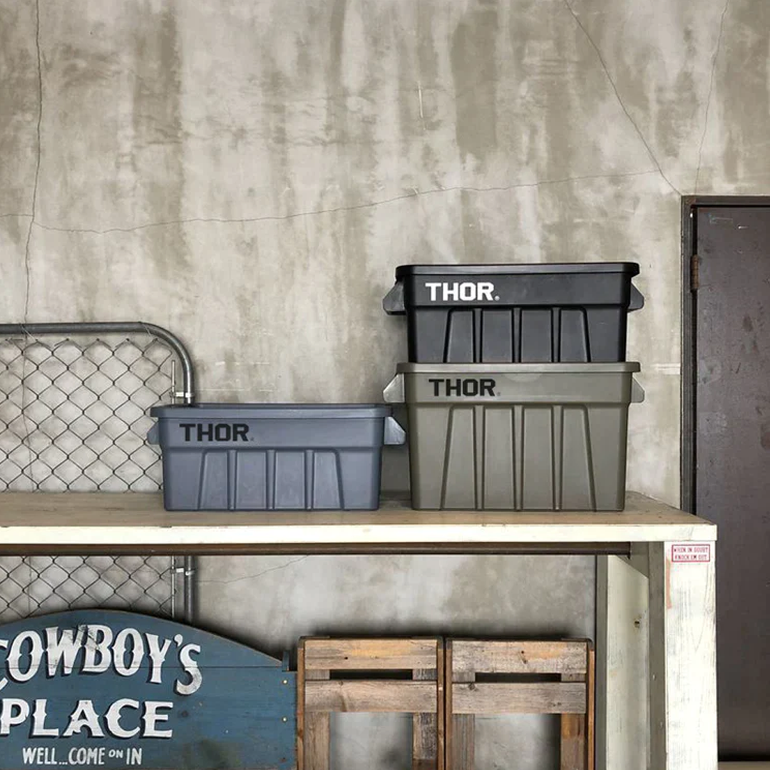 THOR Storage Box with Lid - 53L Large Capacity Stackable Storage ...