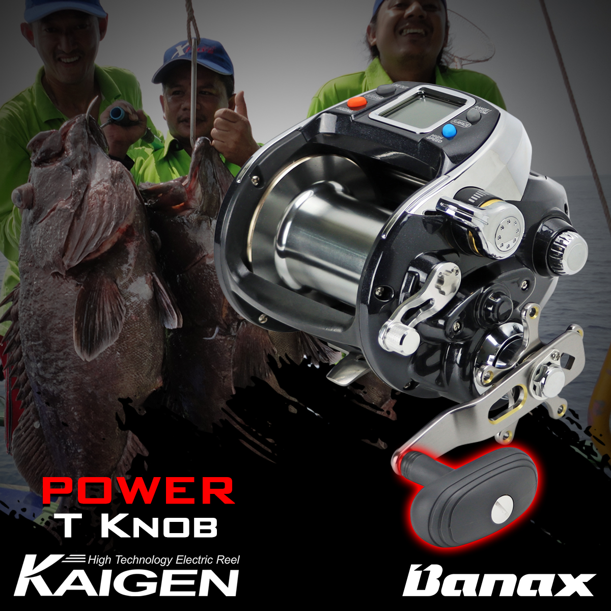 Banax Kaigen 1000 Electric Fishing Reel Max Drag (20kg) Trolling, Jigging &  Game fishing