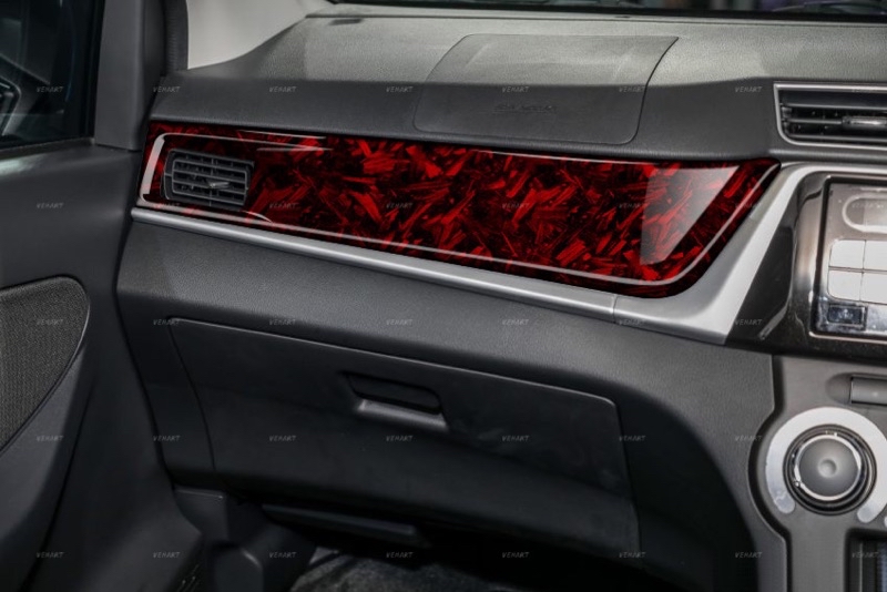 Vemart perodua bezza 2016-2024 red forged carbon interior accessories ...