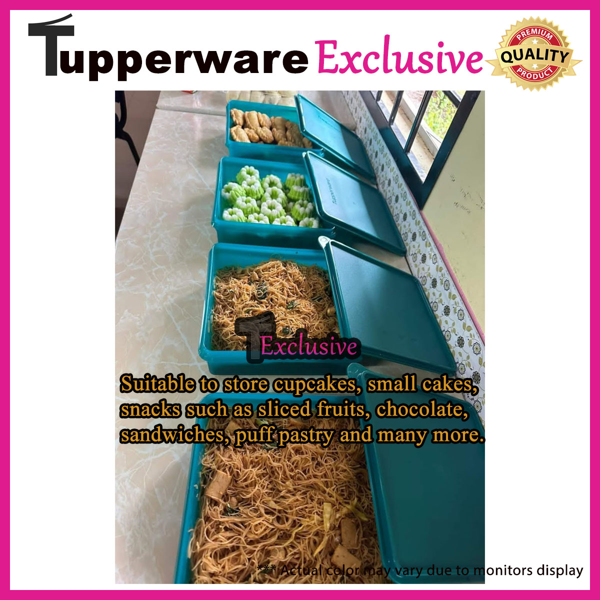 Tupperware Brands Snack Stor 2.9L Sandwich Keeper Brownies Keeper ...
