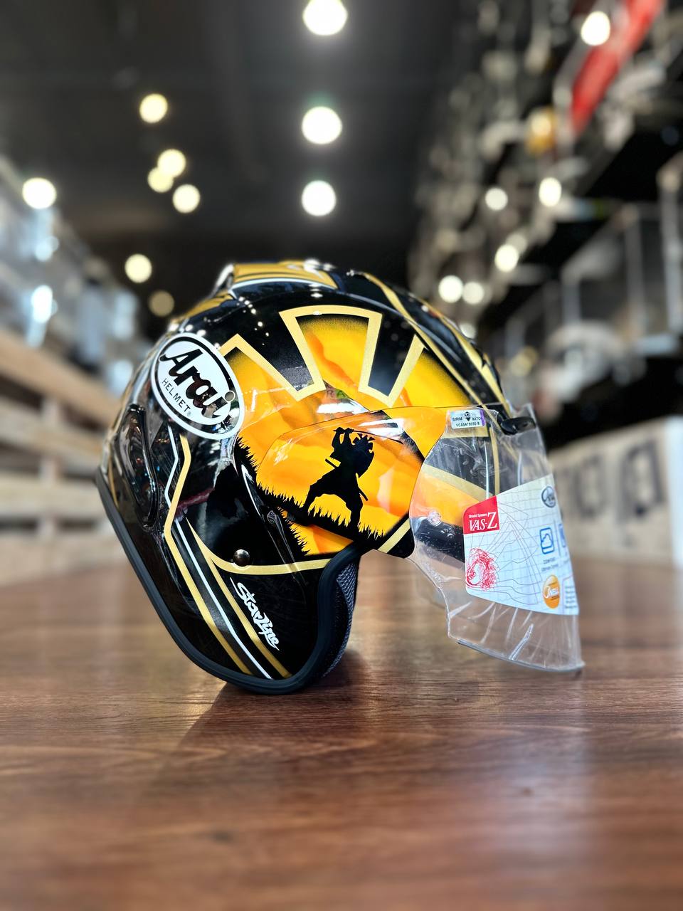 Arai Ram Warna Helmet Mhr ARAI HELMET VZ-RAM OPEN FACE PEDROSA