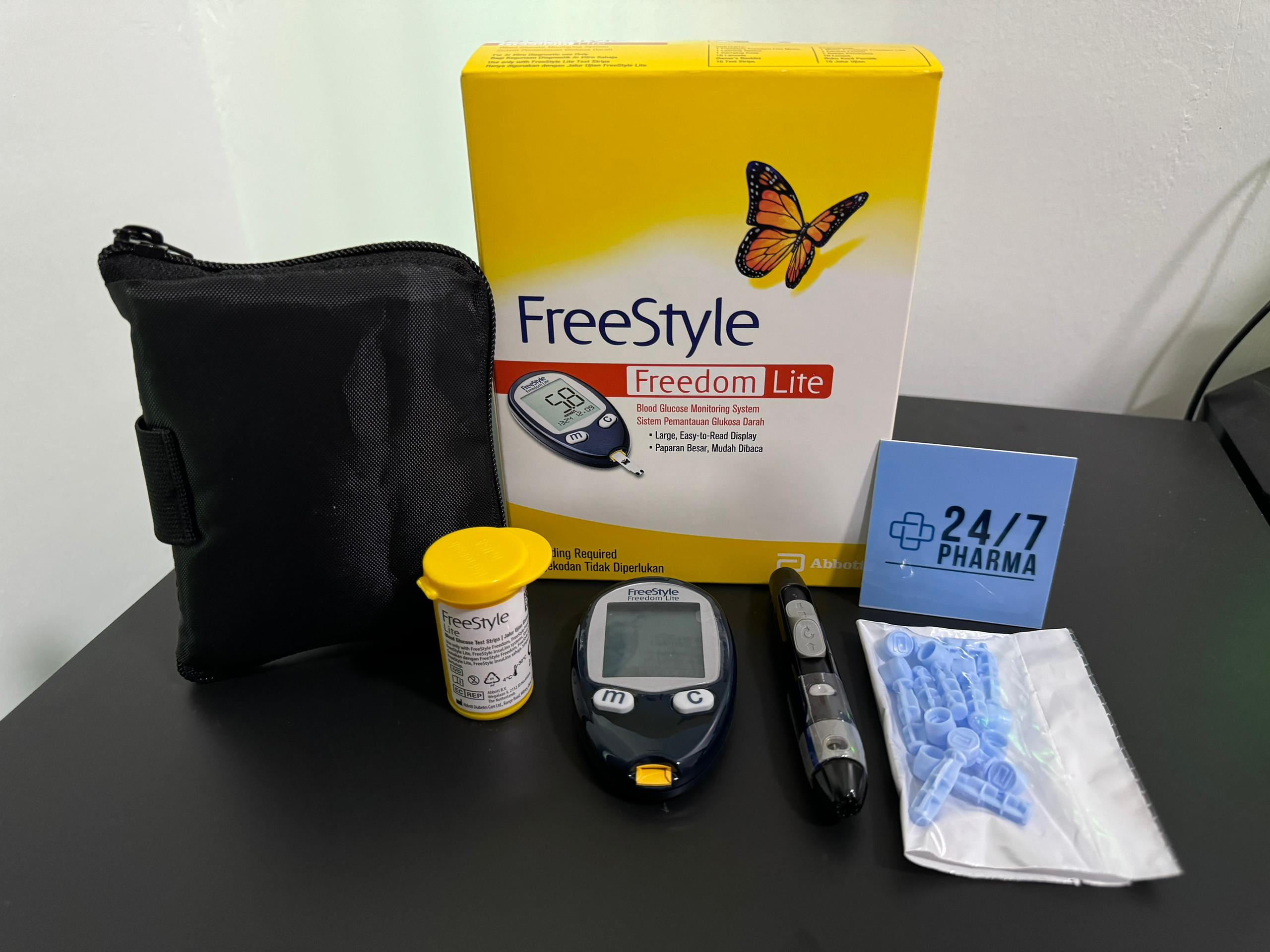 (Lifetime Warranty) Abbott Freestyle Freedom Lite Starter Kit Blood