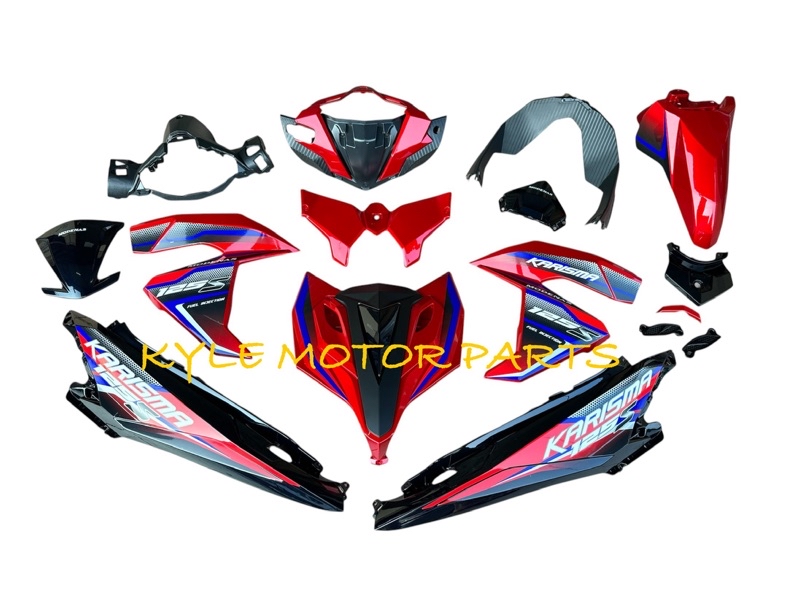 Karisma S Karisma New Body Cover Full Set Red Original Modenas