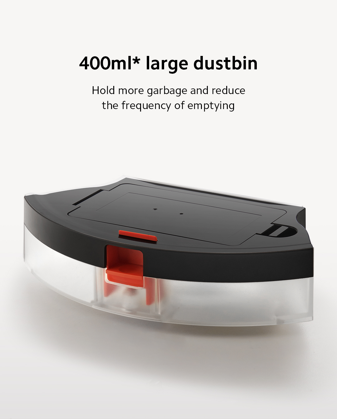 Xiaomi Robot Vacuum E5 2600mAh battery/2000Pa Power/2-in-1 Dust box(400ml)&Water tank(90ml)/App and voice control