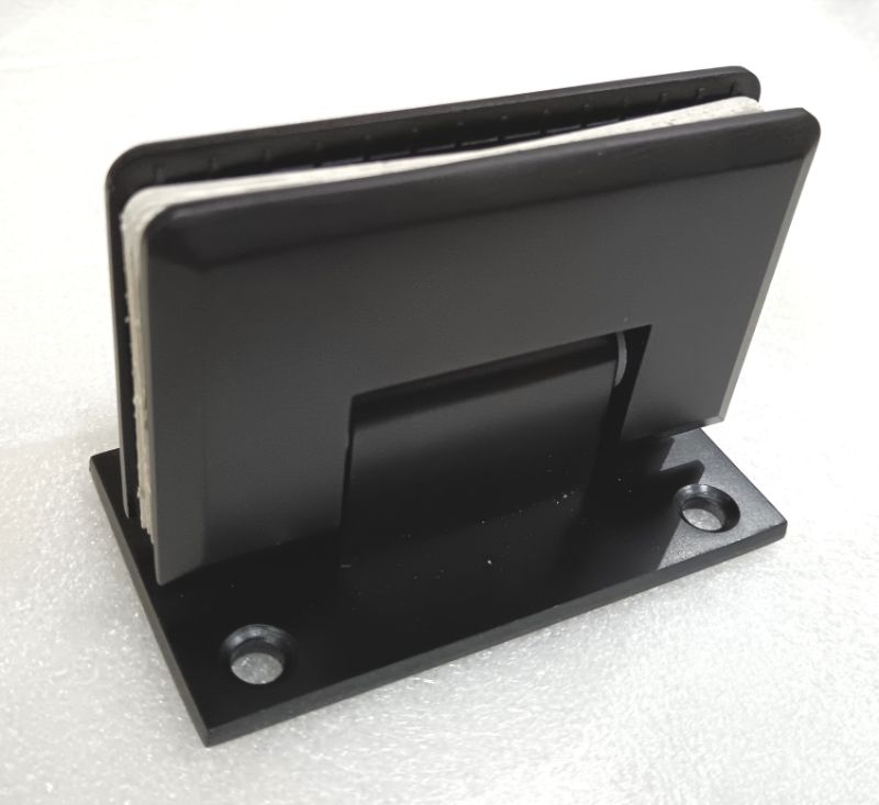 Black Shower Screen hinger bathroom glass holder engsel kaca mandi ...