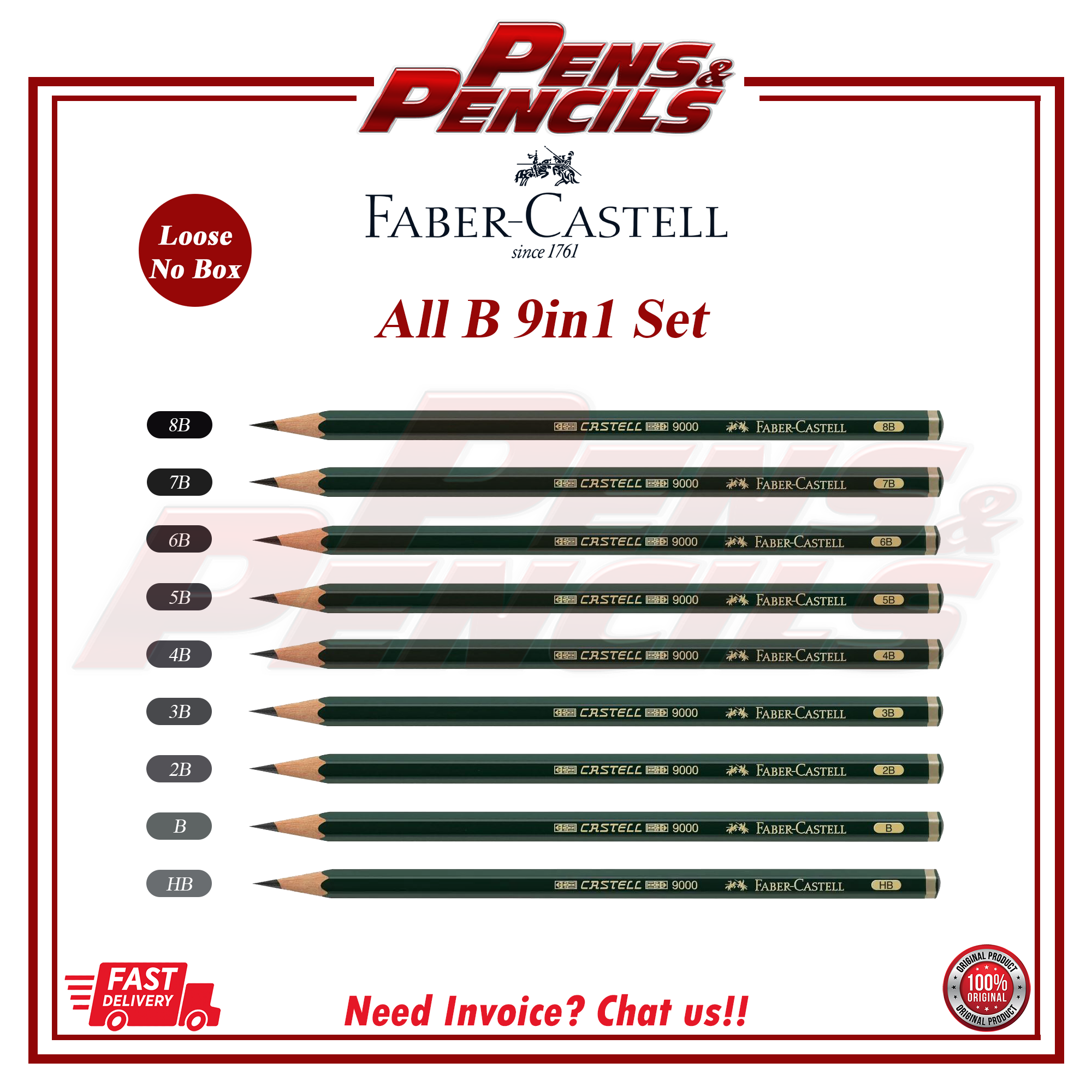 Faber Castell 9000 8B Graphite Pencil Price In Bangladesh - View #7