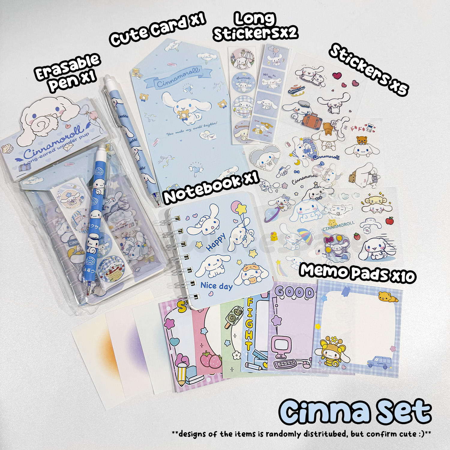 Whitespace Ready Stock Cute Stationery Goodies Pack for Student ...