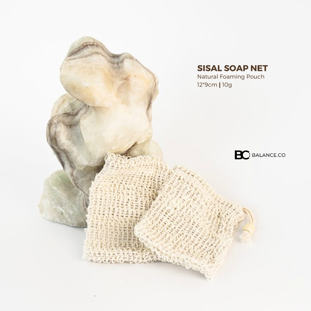 Natural Eco-Friendly Sisal Soap Saver Bag Net Mesh Exfoliator Foaming ...