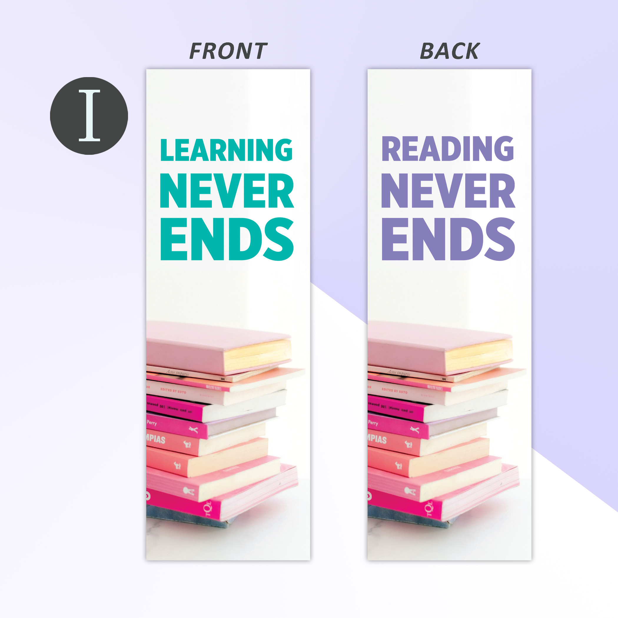 2025 BOOKMARK Calendar with Public holiday Teacher Day