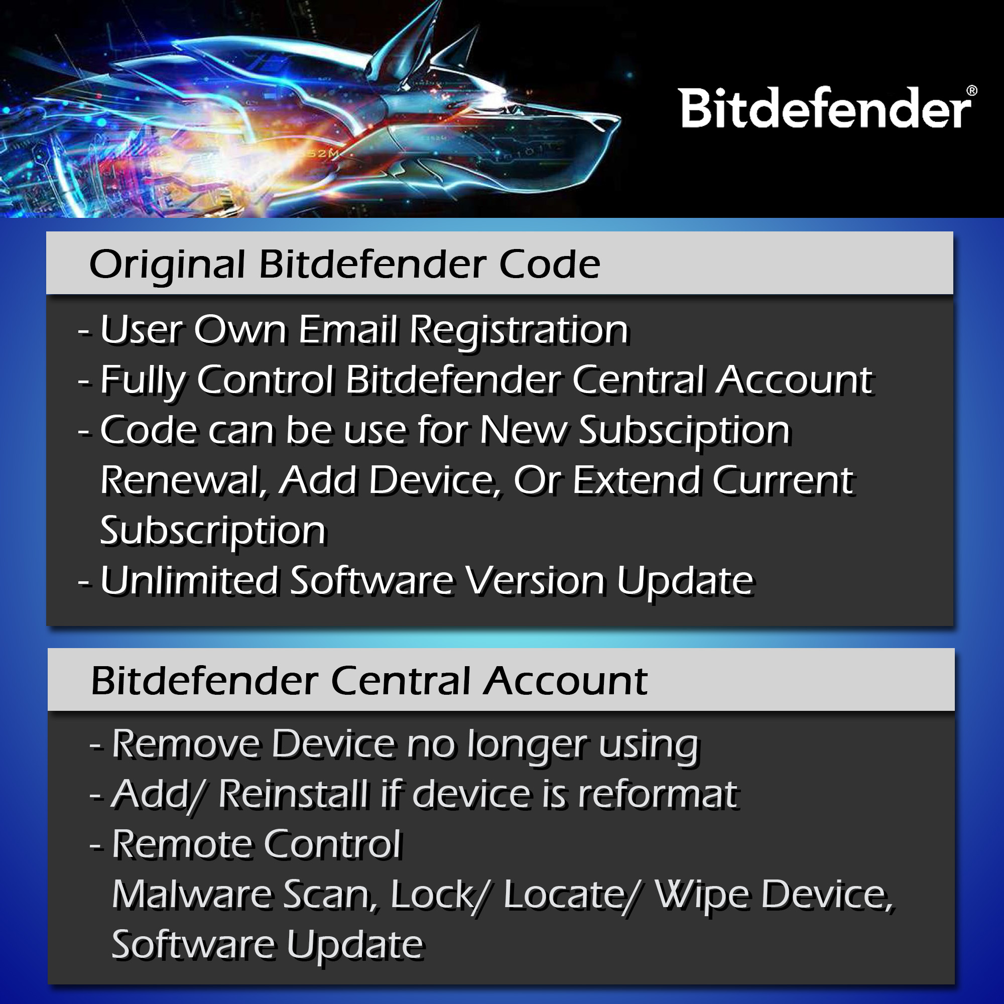 (Authorized) Bitdefender Total Security Latest Version, Windows, macOS