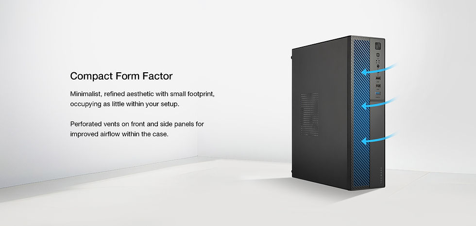TECWARE Core Mini SFF Small Form Factor PC Case with 250W PSU - Support ...