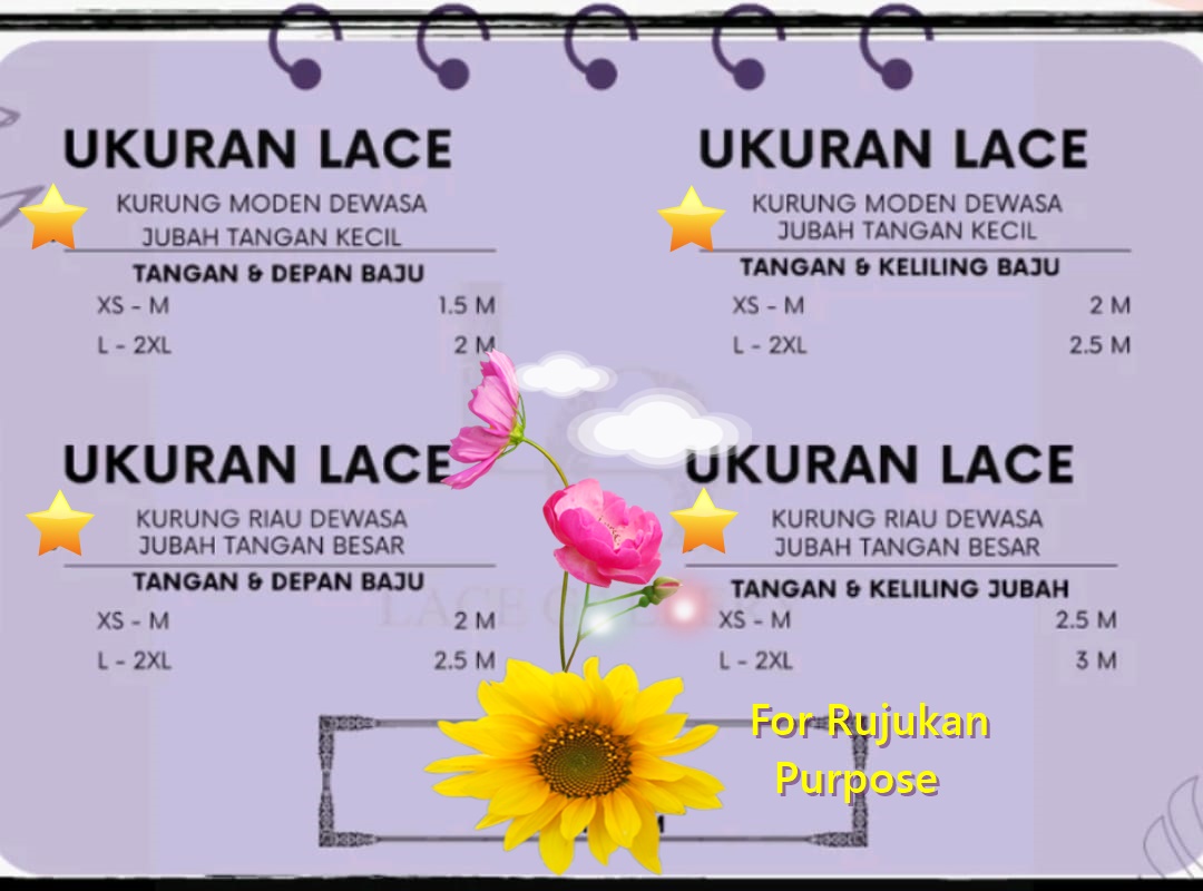 Renda Baju Manik Labuzi Tinggi 8cm, Lace Baju Raya, Border Lace Sequins ...