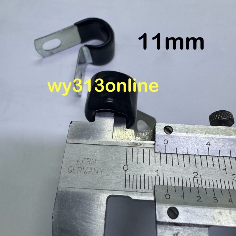 R Shape Cable Wire Clip Stainless Steel with Nylon Hose Wire Clip Clamp ...