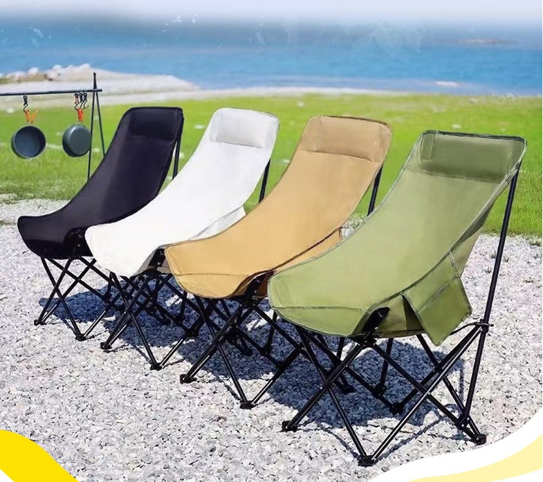 Camping Moon Chair High Back Ultralight Folding Chair Portable 150Kg ...