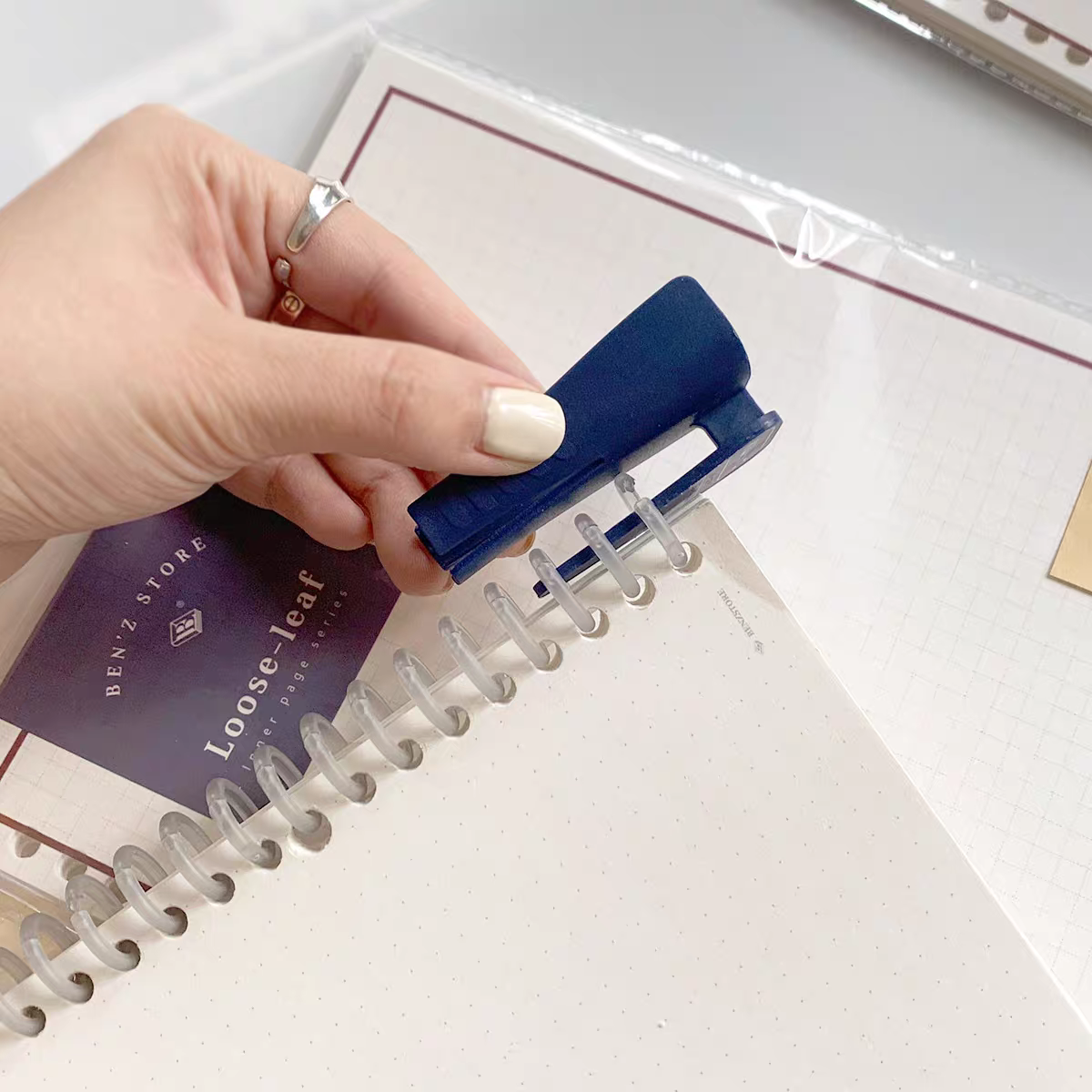 *NOV DEALS* KWT Binding Strip Shutter Loose Leaf Binder Open Closure ...