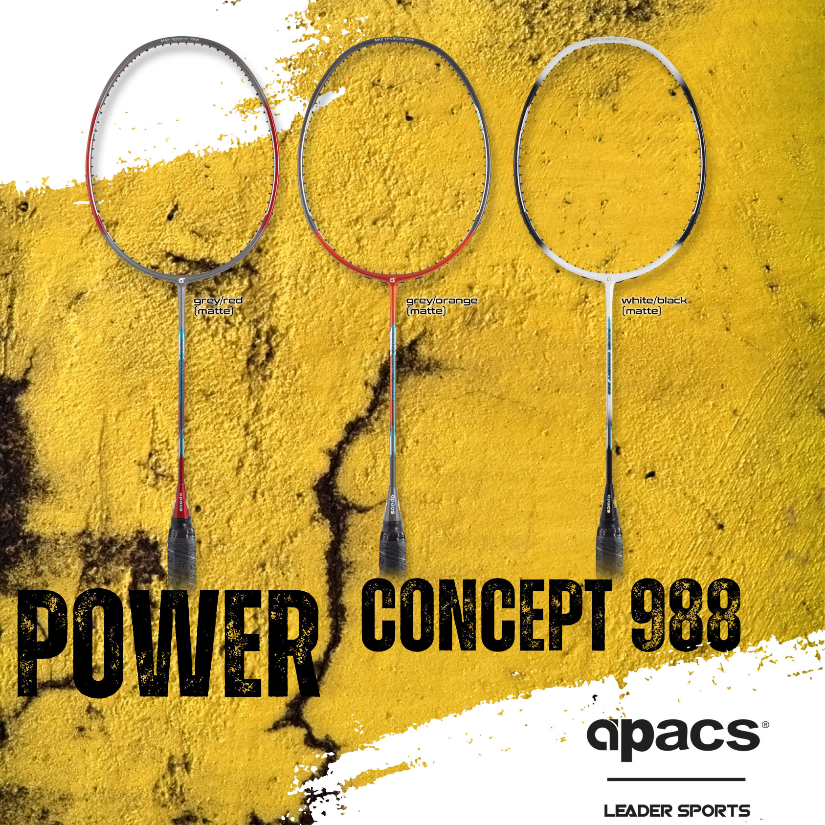 (FREE STRING & GRIP) APACS BADMINTON RACKET P.CONCEPT 988 | Shopee Malaysia