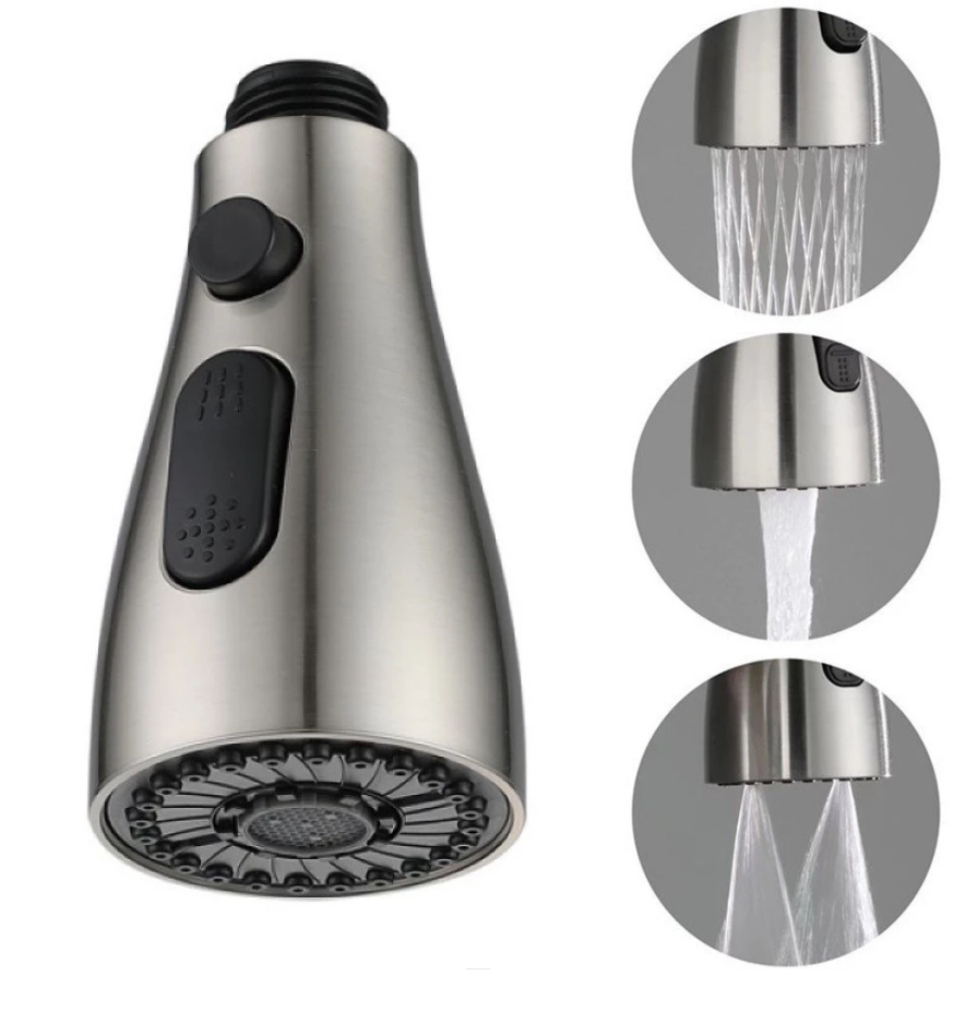 Faucet Pull Out Sink Sprayer Replacement Nozzle Kitchen Faucet Pull Out ...