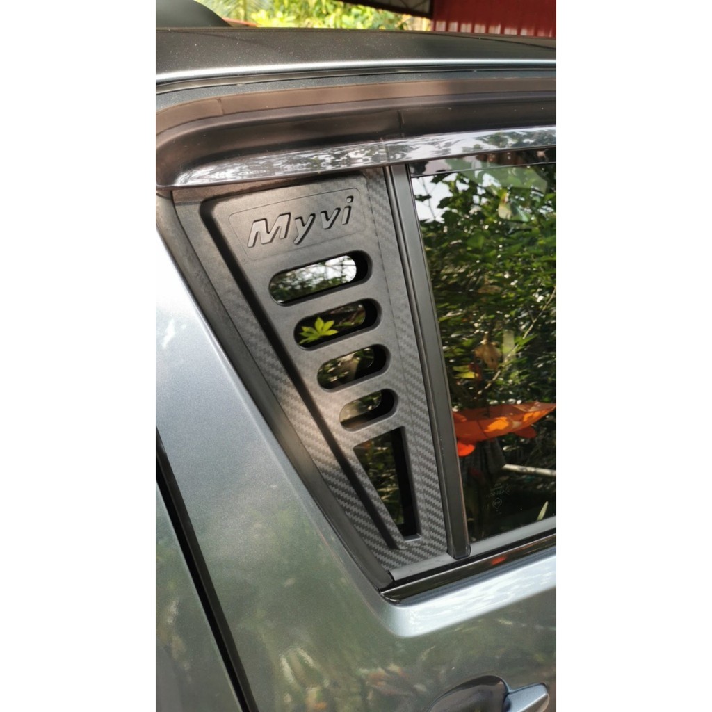 2pcs Perodua Myvi 2005-2011 Window Cover 3D Carbon Rear Mirror ...