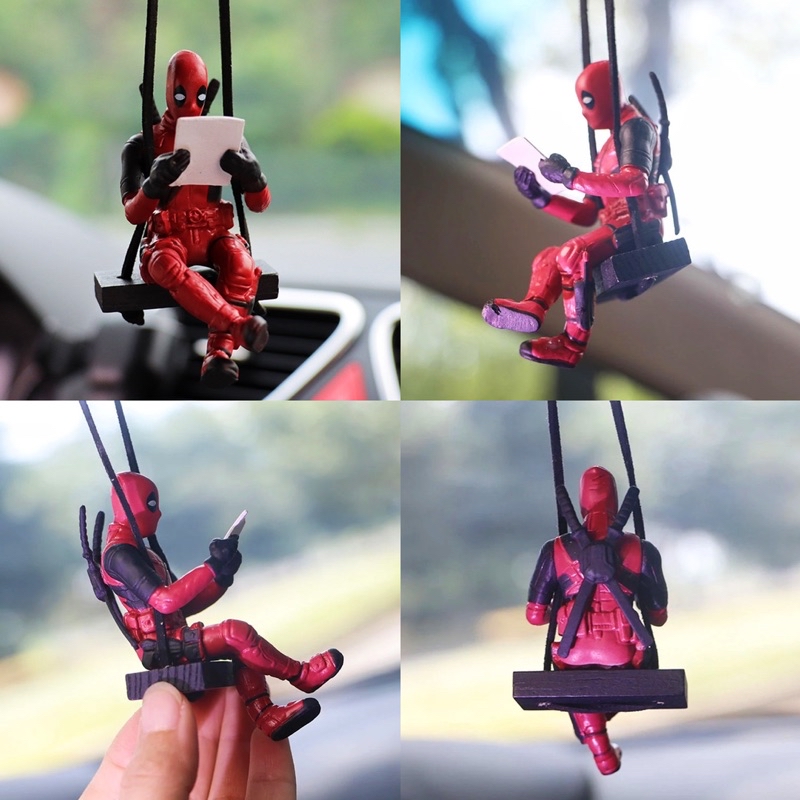 Deadpool Car Rearview Mirror Pendant Car Hanging Decoration | Shopee ...