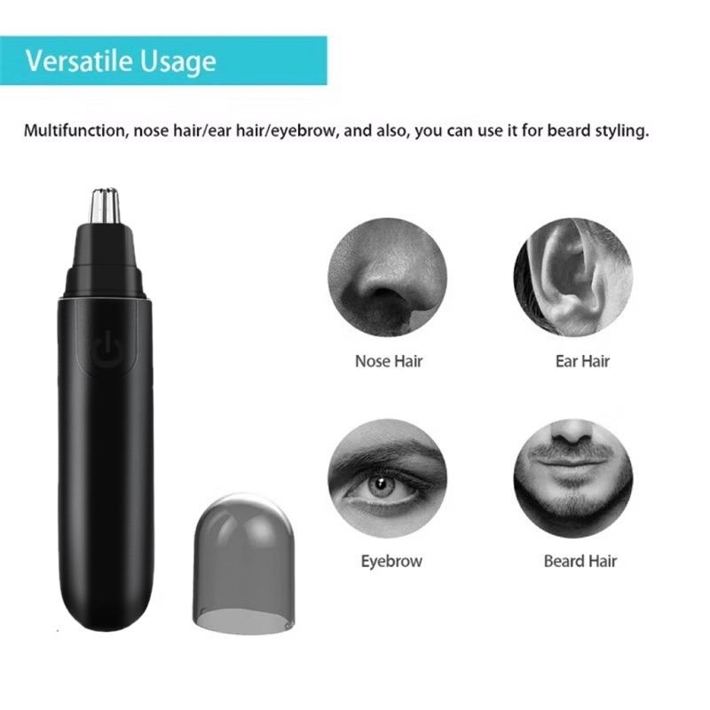 Electric Nose Hair trimmers 鼻毛修剪器 Portable Shaver 360° Waterproof Nose