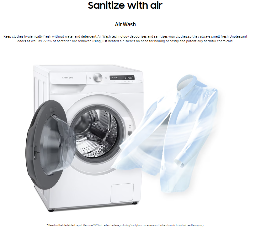 Samsung 10.5/7 kg Laundry Frontload Washer Dryer Combo Ecobubble