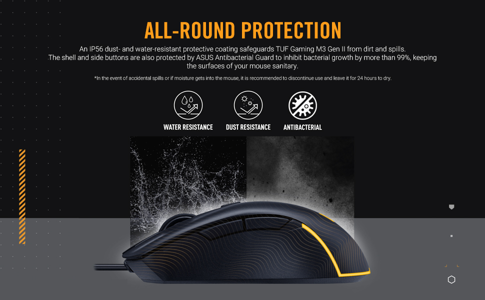 Asus P309 TUF Gaming M3 Gen II | 7000dpi Ultralight 59g Wired Gaming ...