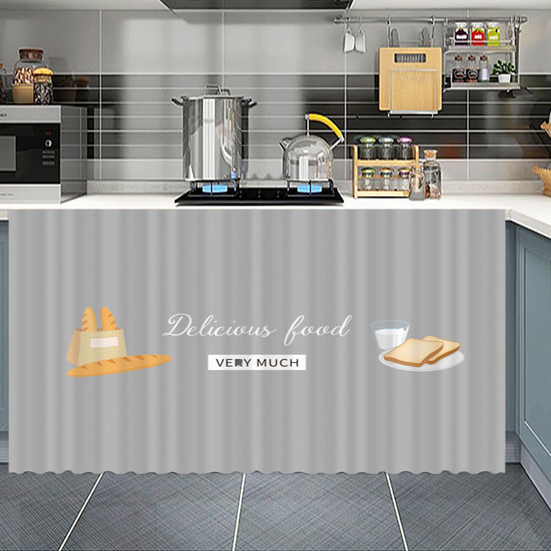 Cabinet Shade Curtains Simple Cabinet Curtain Self-adhesive Kitchen ...
